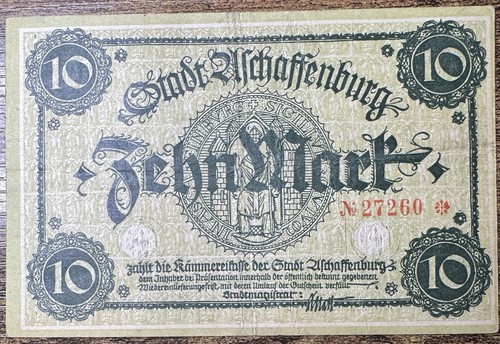 Notgeld mark aschaffenburg - mark,